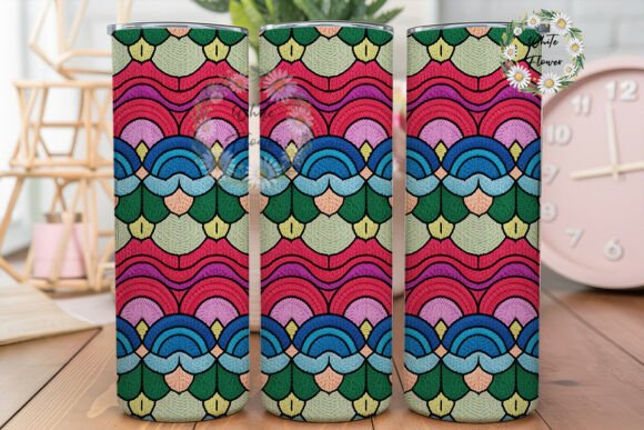 Pastel Scallop Embroidery 20oz Tumbler: A Designer’s Honest Review